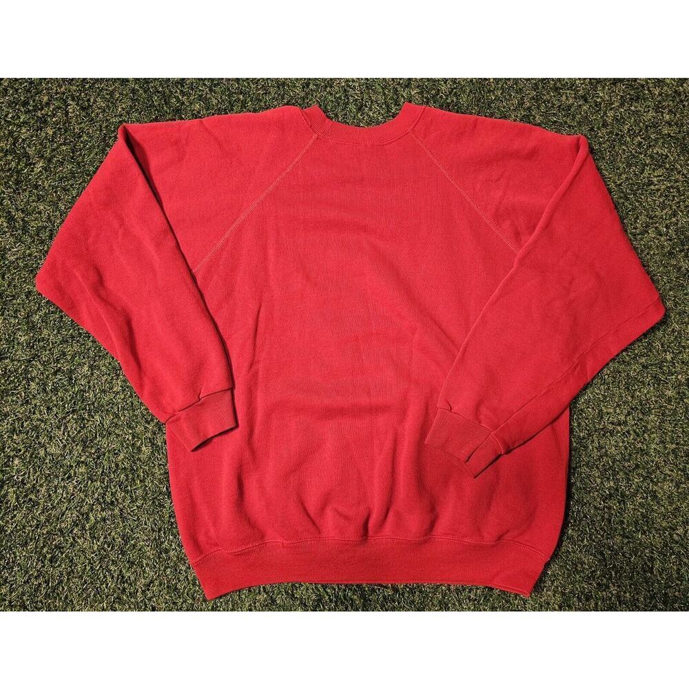 Vintage 80s-90s WISCONSIN BADGERS Crewneck Sweatshirt Sz XL HANES USA - Picture 6 of 6